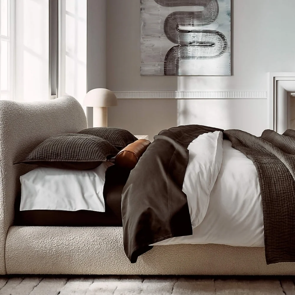 Exclusive Classic EUROPEAN FLAX™-Certified Linen White King Duvet,White,$319.00